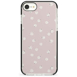 Painted Daises on Pink - Cute Floral Daisy Design Pink Fade Impact Phone Case for iPhone SE 8 7 Plus