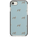 Dalmation Dog Pattern Black Impact Phone Case for iPhone SE 8 7 Plus