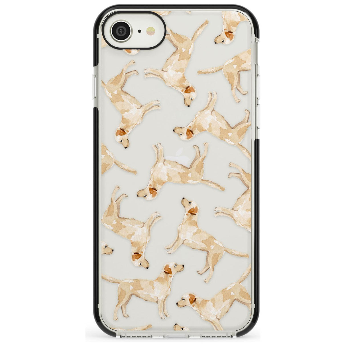 Yellow Labrador Watercolour Dog Pattern