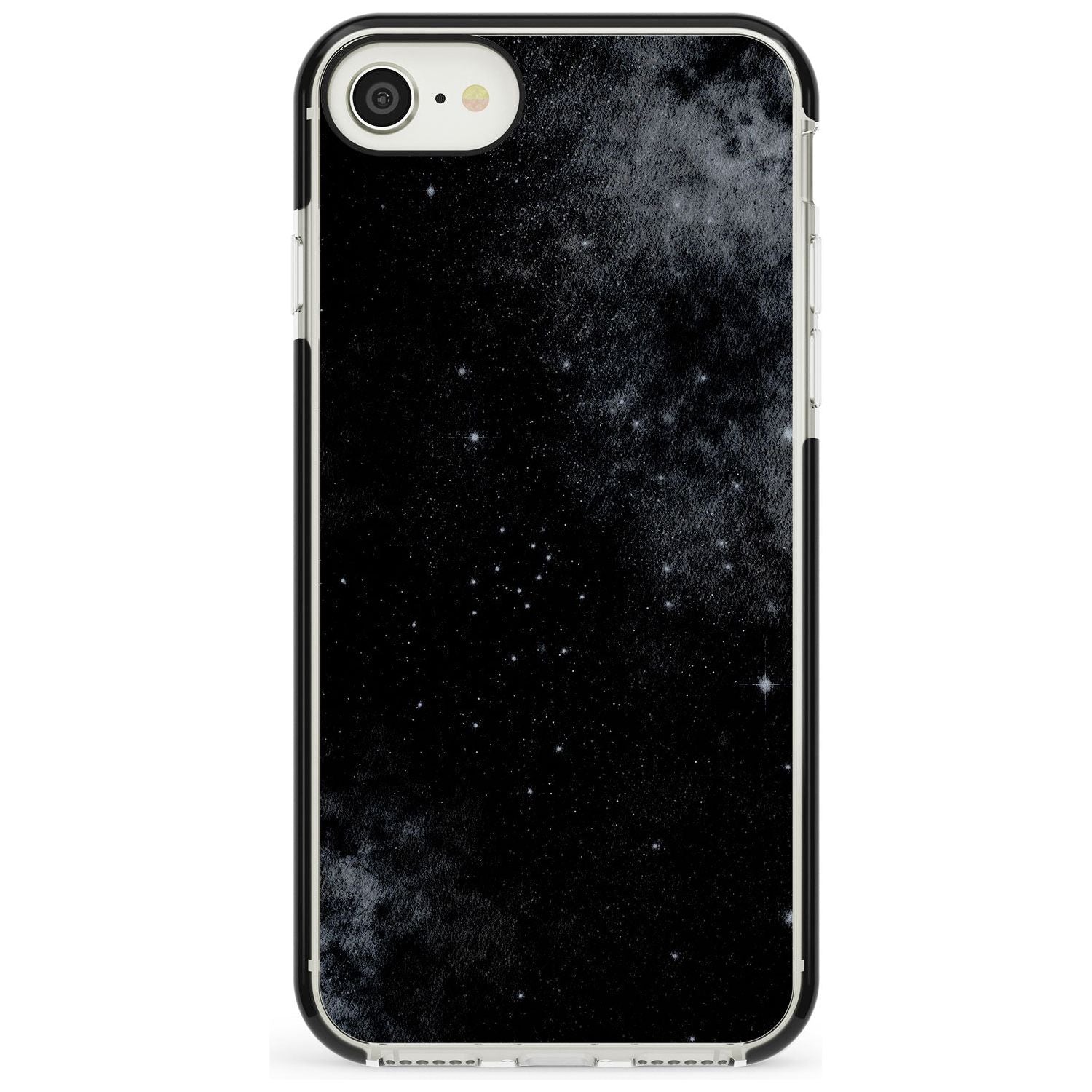 Night Sky Galaxies: Shimmering Stars Phone Case iPhone 7/8 / Black Impact Case,iPhone SE / Black Impact Case Blanc Space