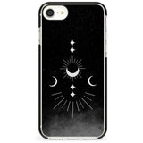 Small Moon Mandala Pink Fade Impact Phone Case for iPhone SE 8 7 Plus