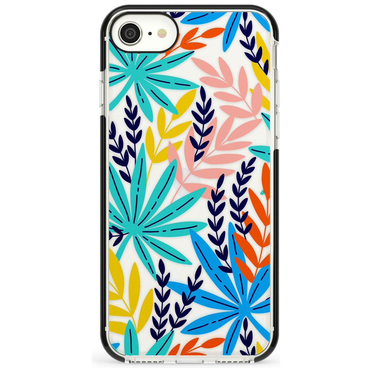 Tropical Palm Leaves Phone Case for iPhone SE