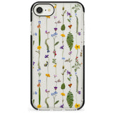 Wildflower Chain iPhone Case  Black Impact Phone Case - Case Warehouse