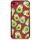 Shocked Avocados Black Impact Phone Case for iPhone SE 8 7 Plus