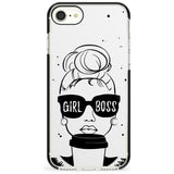 Girl Boss Black Impact Phone Case for iPhone SE 8 7 Plus