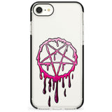 Pentagram of Blood Black Impact Phone Case for iPhone SE 8 7 Plus