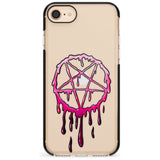 Pentagram of Blood Black Impact Phone Case for iPhone SE 8 7 Plus