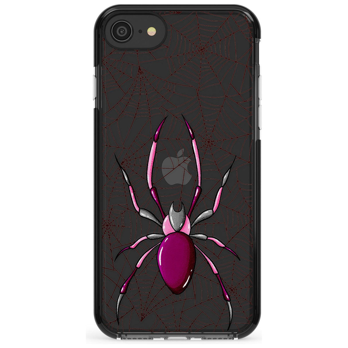 Arachnophobia Black Impact Phone Case for iPhone SE 8 7 Plus