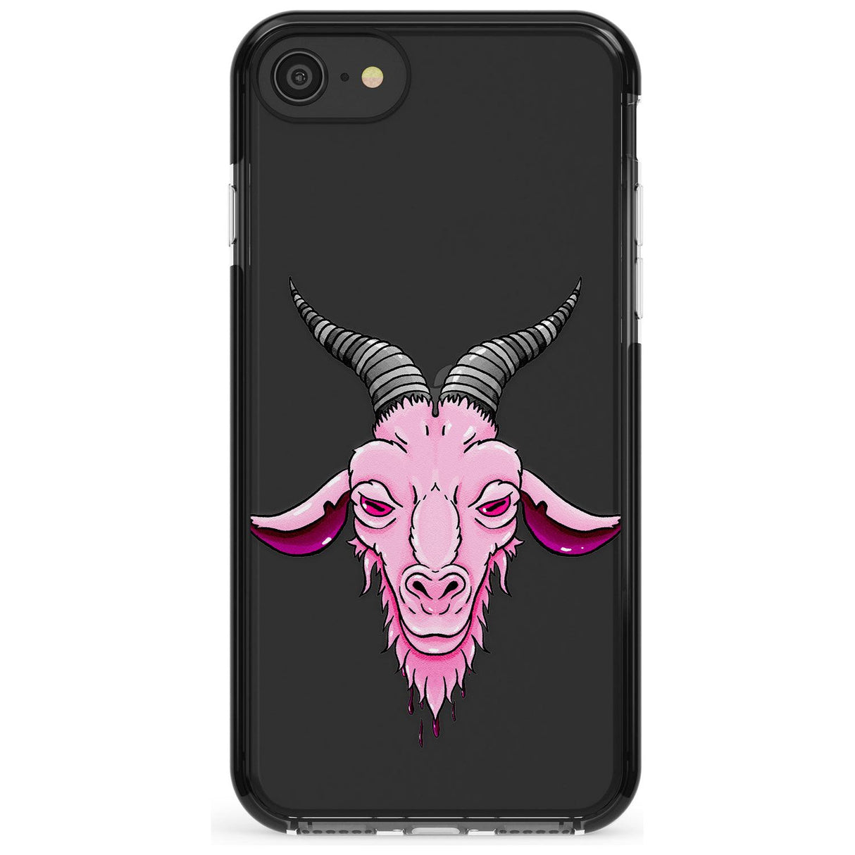 Ba-phomet Black Impact Phone Case for iPhone SE 8 7 Plus