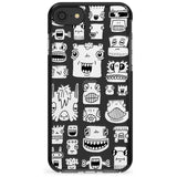 Burst Heads Black Impact Phone Case for iPhone SE 8 7 Plus