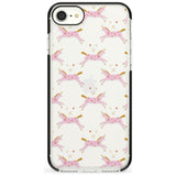 Pink Unicorns Pink Fade Impact Phone Case for iPhone SE 8 7 Plus