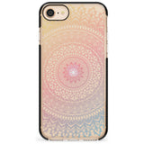 Large Rainbow Mandala Transparent Design Pink Fade Impact Phone Case for iPhone SE 8 7 Plus