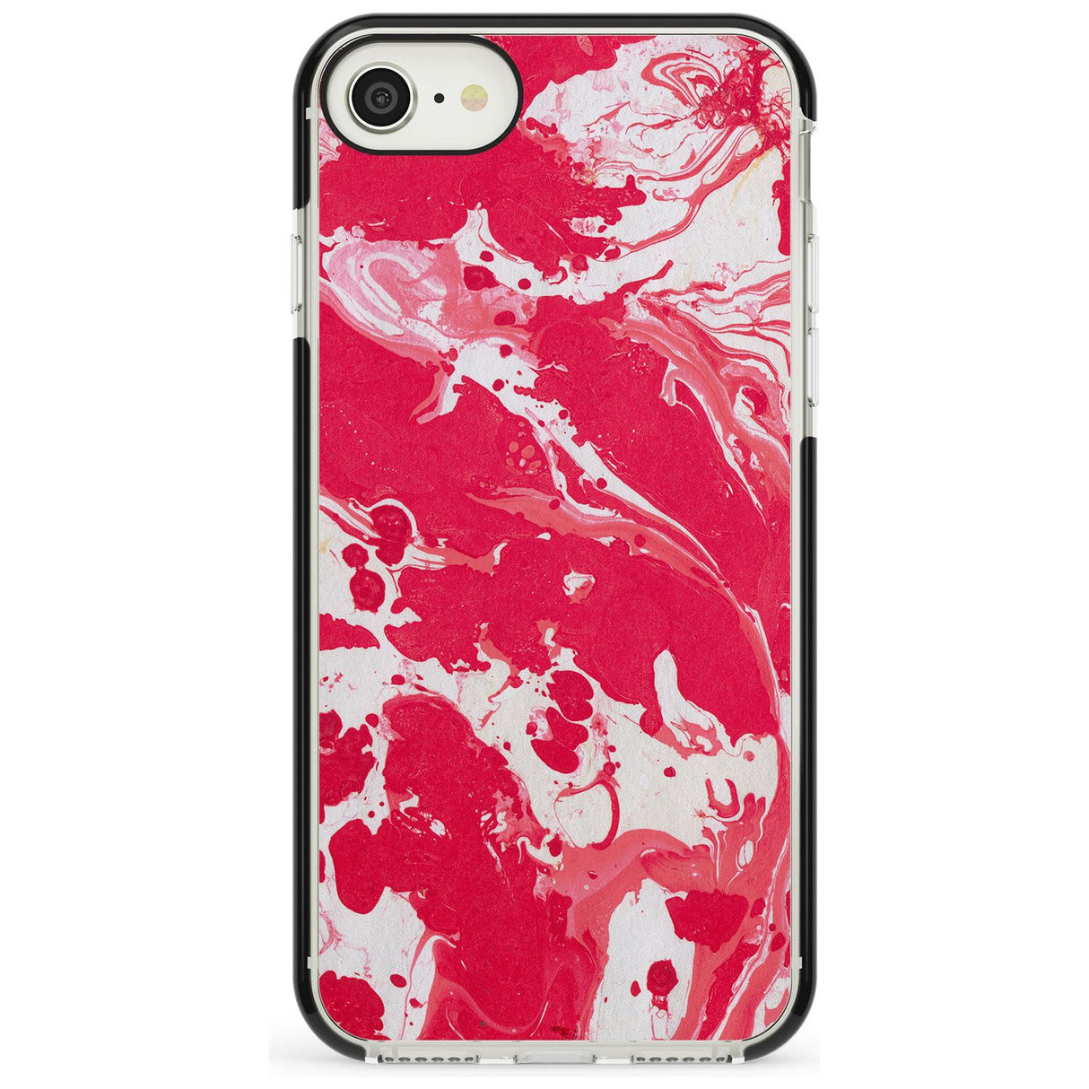 Red & White - Marbled Paper iPhone Case   Phone Case - Case Warehouse