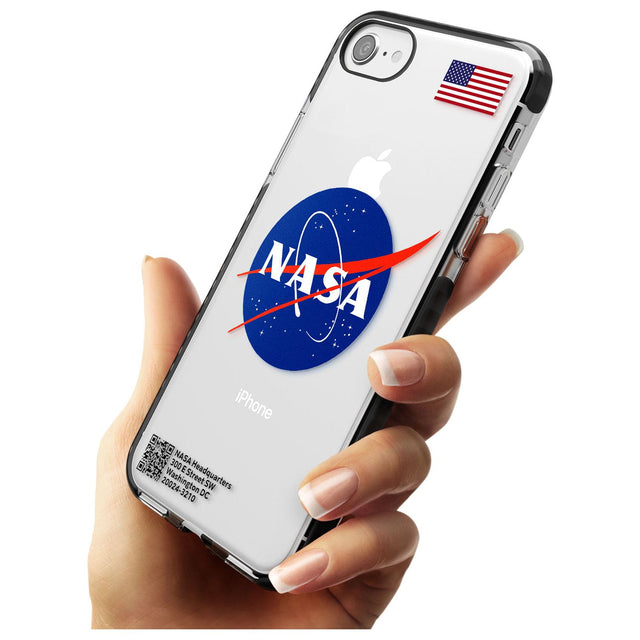 NASA Meatball Black Impact Phone Case for iPhone SE 8 7 Plus