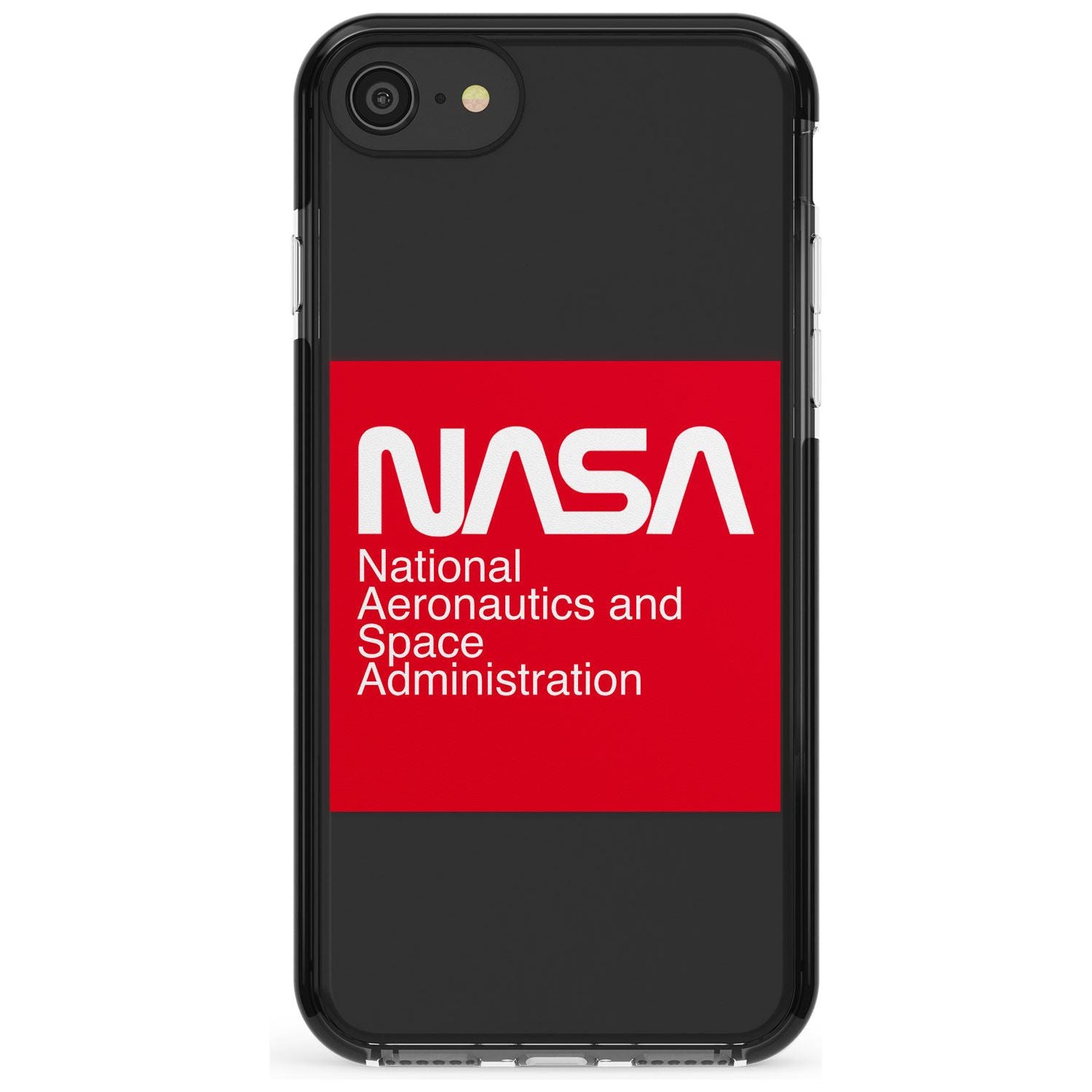 NASA The Worm Box Black Impact Phone Case for iPhone SE 8 7 Plus