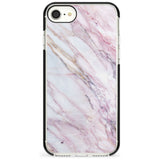 White, Pink & Purple Onyx Marble Texture Pink Fade Impact Phone Case for iPhone SE 8 7 Plus