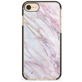 White, Pink & Purple Onyx Marble Texture Pink Fade Impact Phone Case for iPhone SE 8 7 Plus