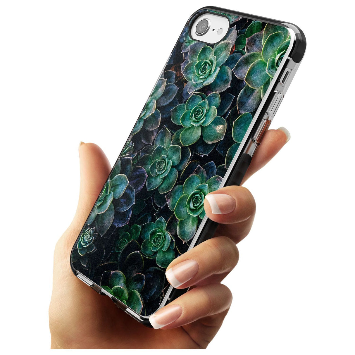 Succulents - Real Botanical Photographs Black Impact Phone Case for iPhone SE 8 7 Plus