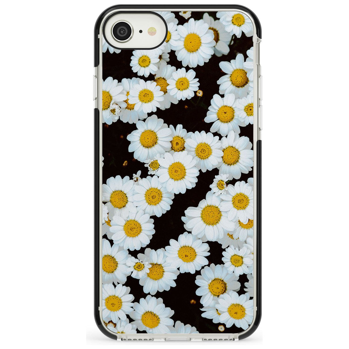 Daisies - Real Floral Photographs iPhone Case  Black Impact Phone Case - Case Warehouse