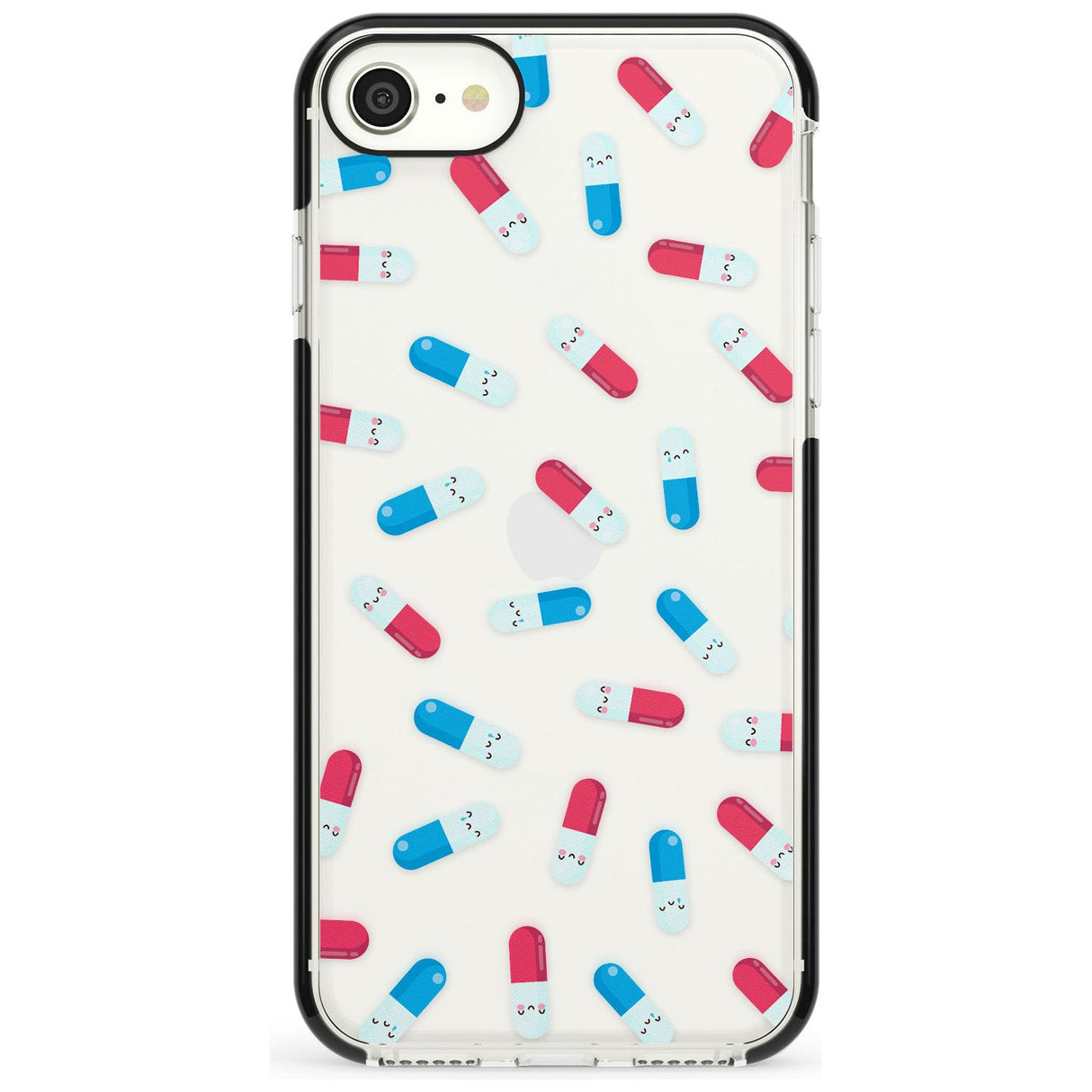 Kawaii Pill Pattern Phone Case for iPhone SE