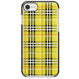 Yellow Plaid iPhone Case  Black Impact Phone Case - Case Warehouse