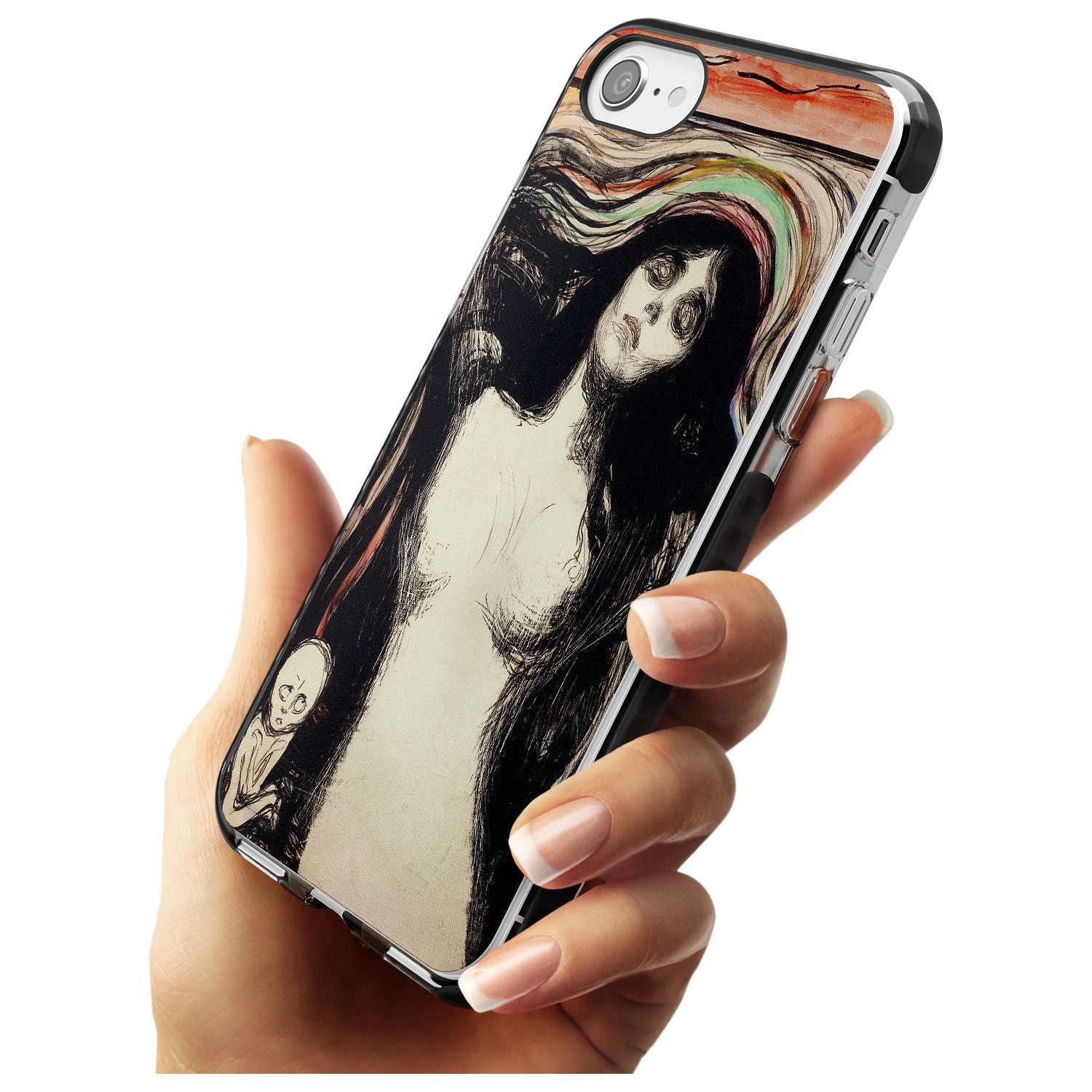 Madonna Black Impact Phone Case for iPhone SE 8 7 Plus