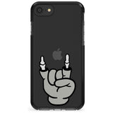 Rock 'til you drop Black Impact Phone Case for iPhone SE 8 7 Plus