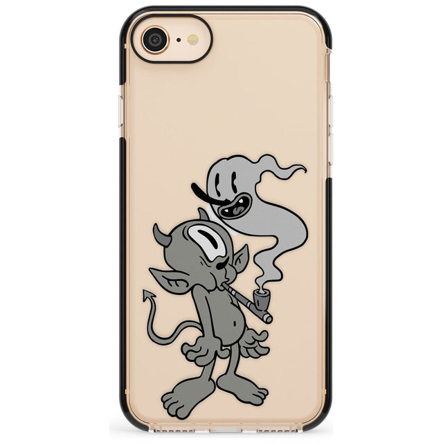 Pipe Goblin Black Impact Phone Case for iPhone SE 8 7 Plus