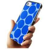 Abstract Retro Shapes: Blue Dots Pink Fade Impact Phone Case for iPhone SE 8 7 Plus