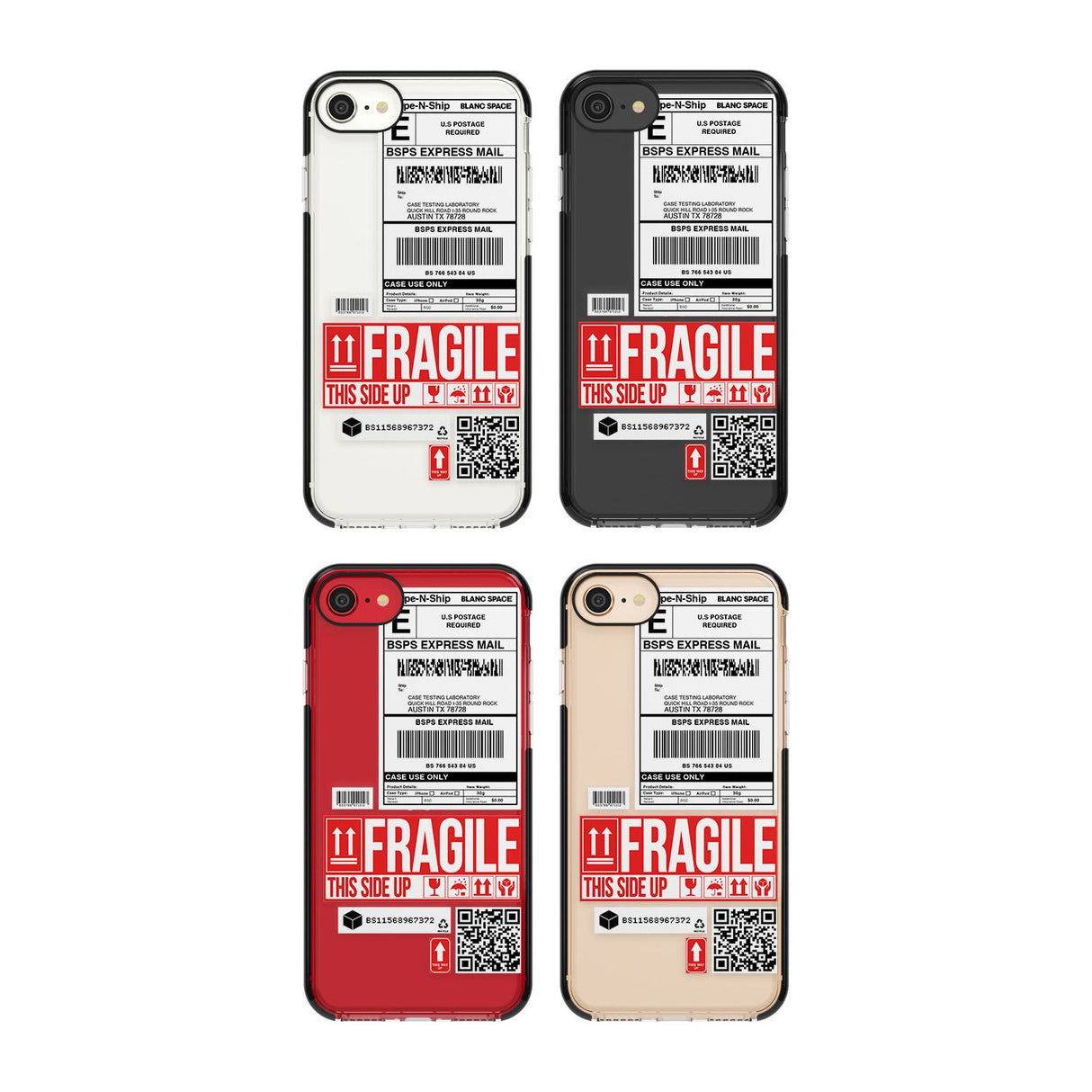 Shipping Label Phone Case for iPhone SE