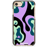 Purple River Pink Fade Impact Phone Case for iPhone SE 8 7 Plus