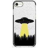 Forest Abduction Black Impact Phone Case for iPhone SE 8 7 Plus