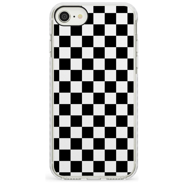 Black Checkered iPhone Case  Impact Case Phone Case - Case Warehouse