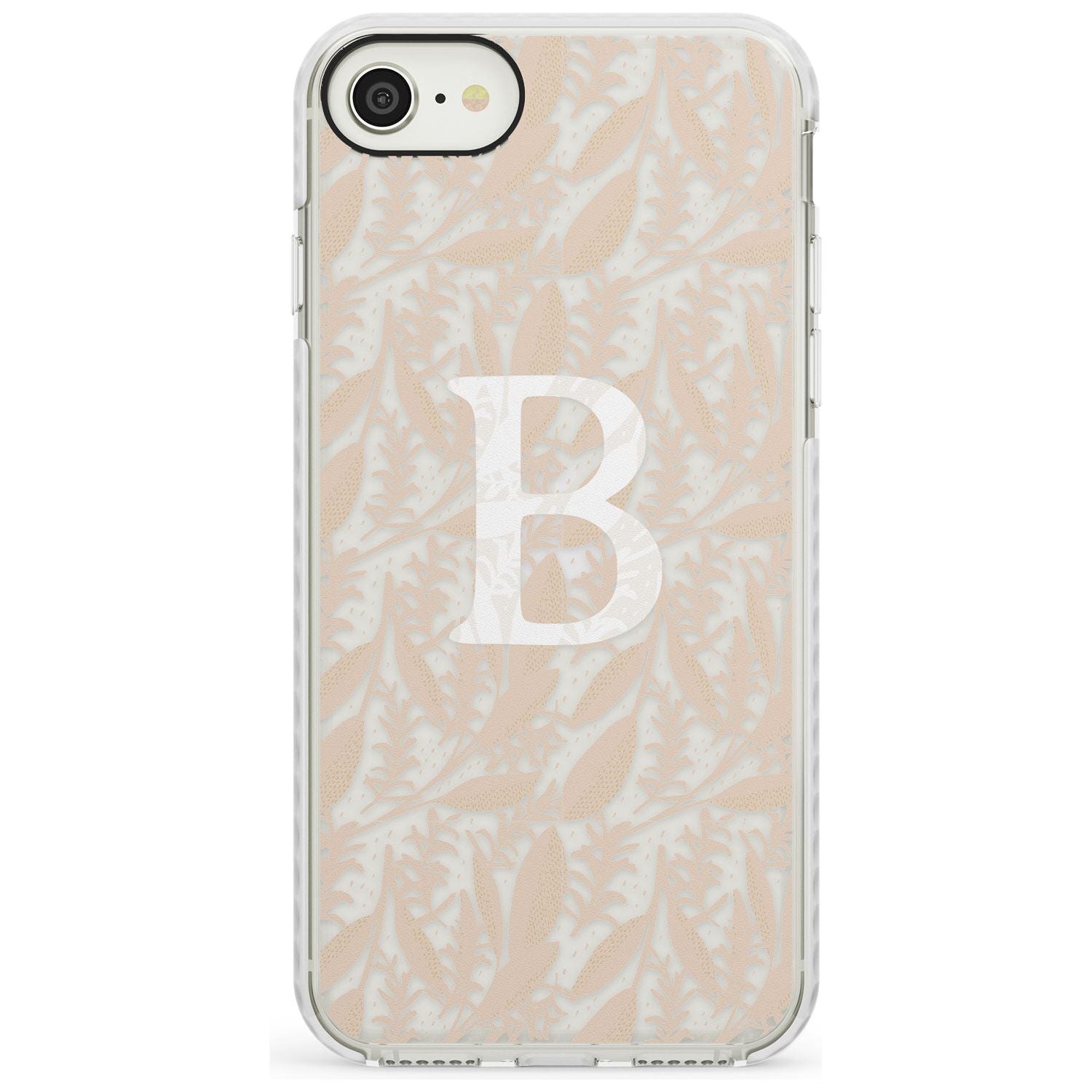 Subtle Monogram Abstract Floral iPhone Case  Impact Case Custom Phone Case - Case Warehouse