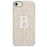 Subtle Monogram Abstract Floral iPhone Case  Impact Case Custom Phone Case - Case Warehouse