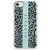 Custom Blue Leopard Spots iPhone Case  Impact Case Custom Phone Case - Case Warehouse