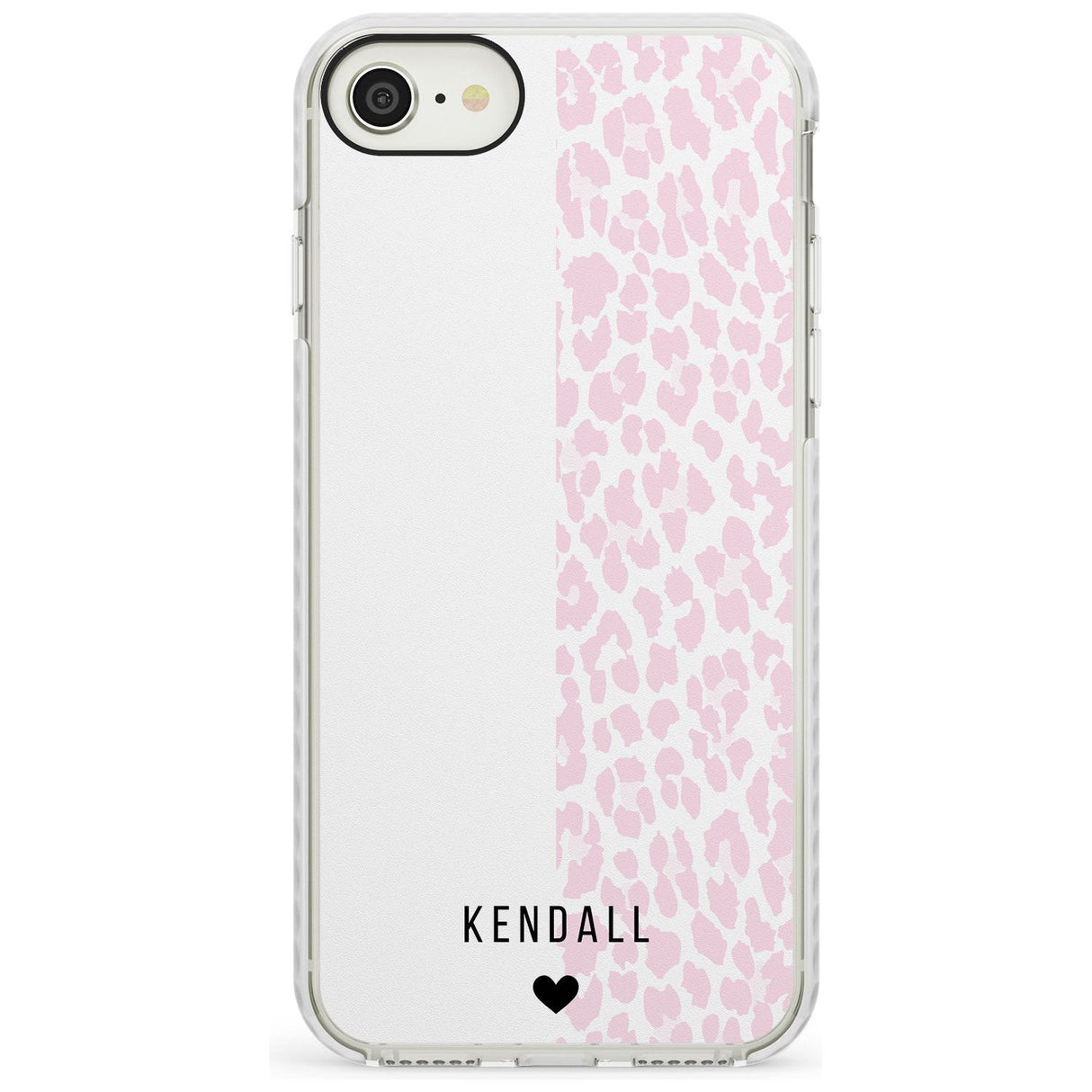 Custom Pink & White Leopard Spots iPhone Case  Impact Case Custom Phone Case - Case Warehouse