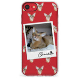 Personalised Abyssinian Cat Photo Impact Phone Case for iPhone SE 8 7 Plus