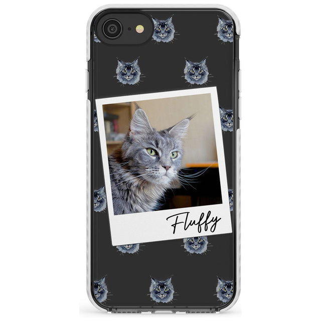 Personalised Maine Coon Photo Impact Phone Case for iPhone SE 8 7 Plus