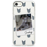 Personalised Korat Cat Photo Impact Phone Case for iPhone SE 8 7 Plus