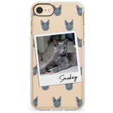 Personalised Korat Cat Photo Impact Phone Case for iPhone SE 8 7 Plus