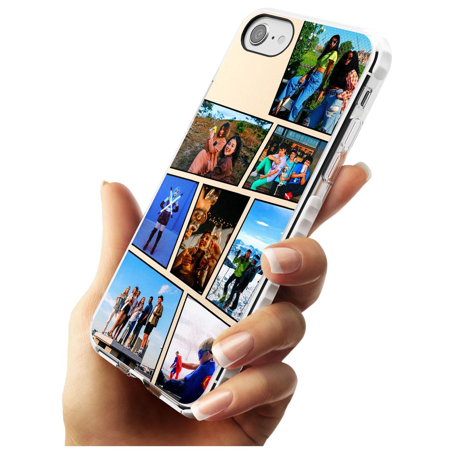 Comic Strip Photo Impact Phone Case for iPhone SE 8 7 Plus