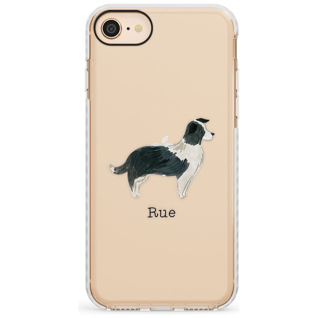 Border Collie Slim TPU Phone Case for iPhone SE 8 7 Plus