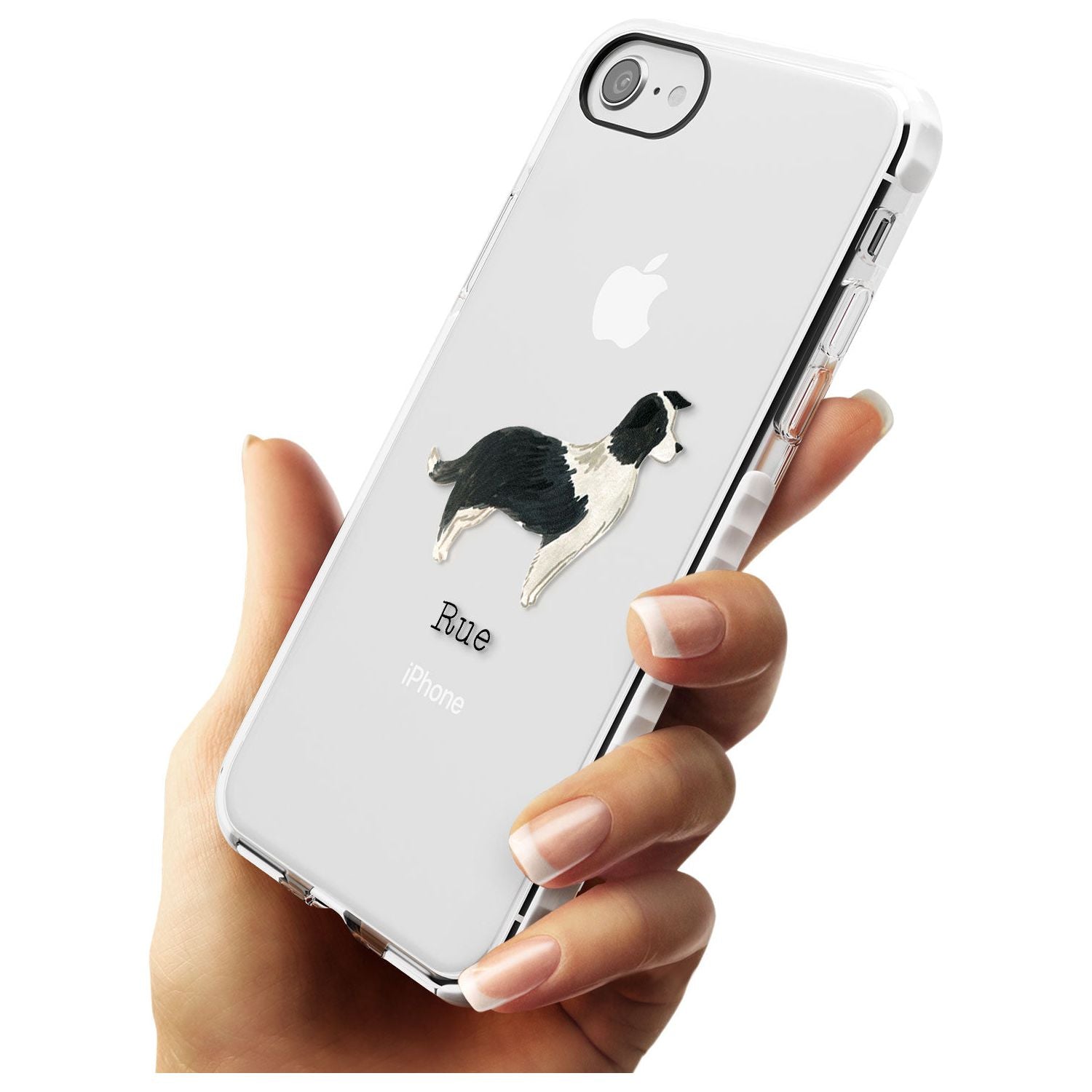 Border Collie Slim TPU Phone Case for iPhone SE 8 7 Plus