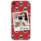 Pug - Custom Dog Photo Slim TPU Phone Case for iPhone SE 8 7 Plus