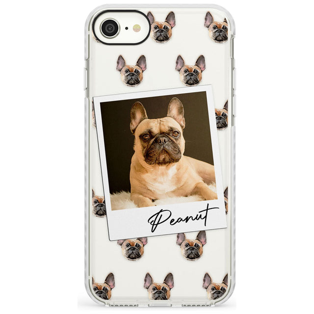 French Bulldog, Tan - Custom Dog Photo Slim TPU Phone Case for iPhone SE 8 7 Plus