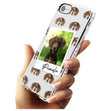 Dachshund, Brown - Custom Dog Photo Slim TPU Phone Case for iPhone SE 8 7 Plus