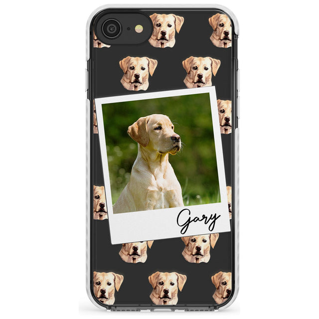 Labrador, Tan - Custom Dog Photo Slim TPU Phone Case for iPhone SE 8 7 Plus