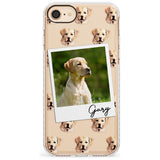 Labrador, Tan - Custom Dog Photo Slim TPU Phone Case for iPhone SE 8 7 Plus