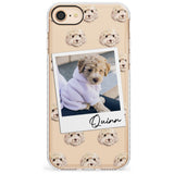 Cockapoo, Cream - Custom Dog Photo Slim TPU Phone Case for iPhone SE 8 7 Plus